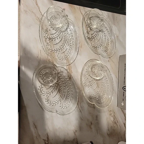 Hospitality Snack Set From Federal Glass Company - Picture 4 of 4